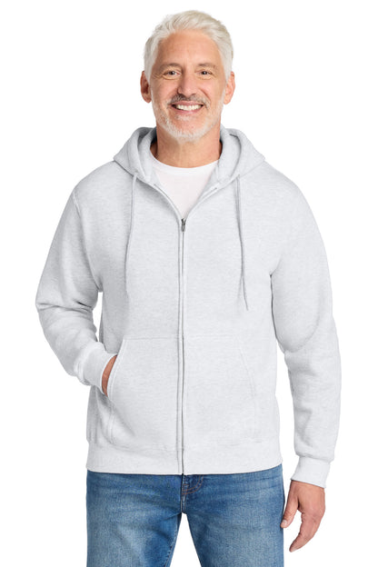 Port & Co Core Fleece Full-Zip Hooded Sweatshirt. PC78ZH