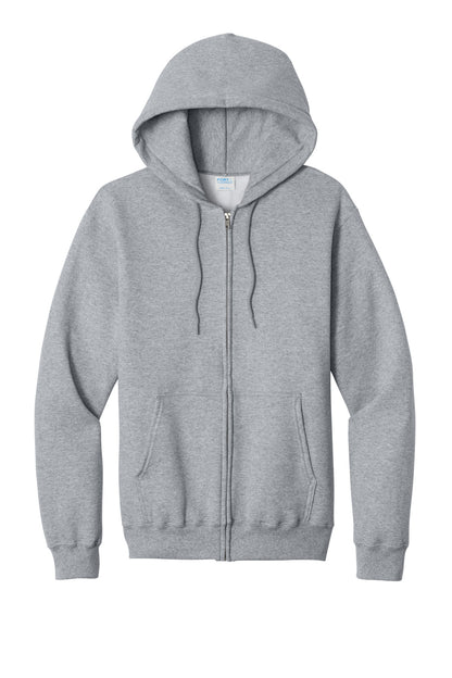 Port & Co Core Fleece Full-Zip Hooded Sweatshirt. PC78ZH