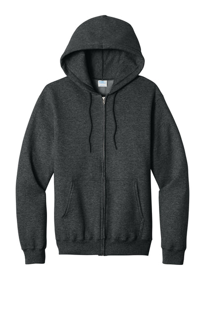 Port & Co Core Fleece Full-Zip Hooded Sweatshirt. PC78ZH