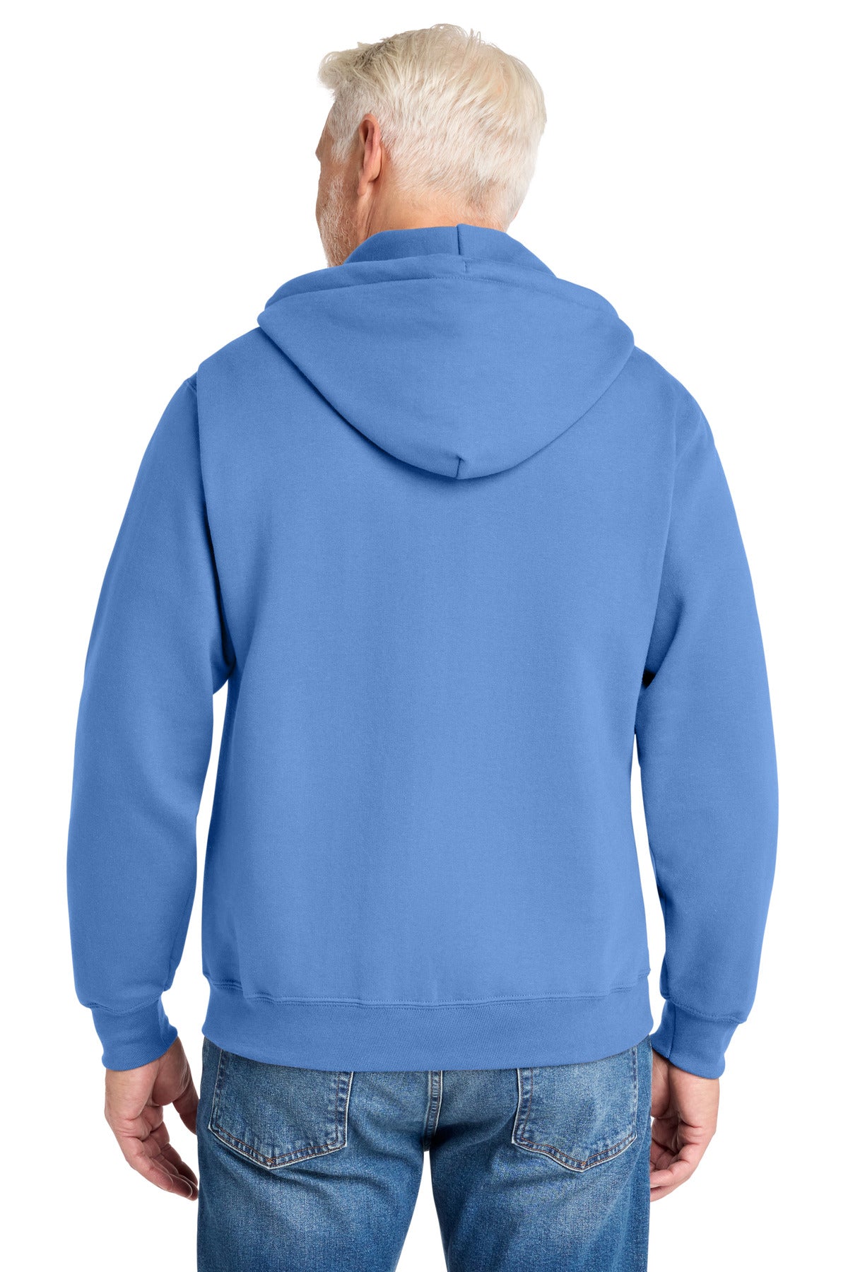 Port & Co Core Fleece Full-Zip Hooded Sweatshirt. PC78ZH