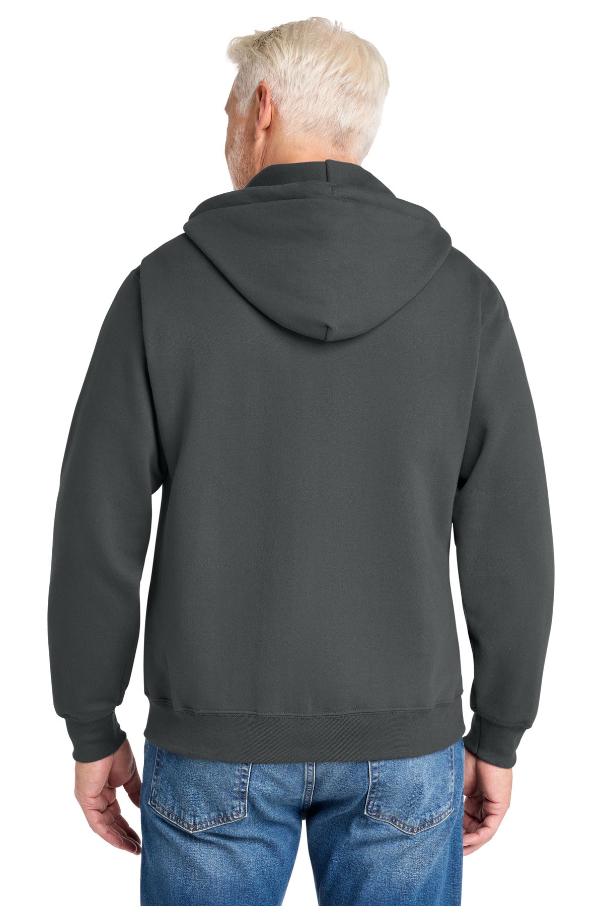 Port & Co Core Fleece Full-Zip Hooded Sweatshirt. PC78ZH