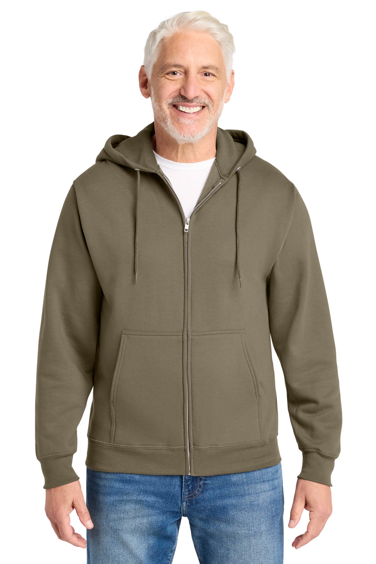Port & Co Core Fleece Full-Zip Hooded Sweatshirt. PC78ZH