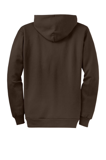 Port & Co Core Fleece Full-Zip Hooded Sweatshirt. PC78ZH