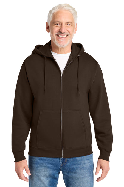 Port & Co Core Fleece Full-Zip Hooded Sweatshirt. PC78ZH