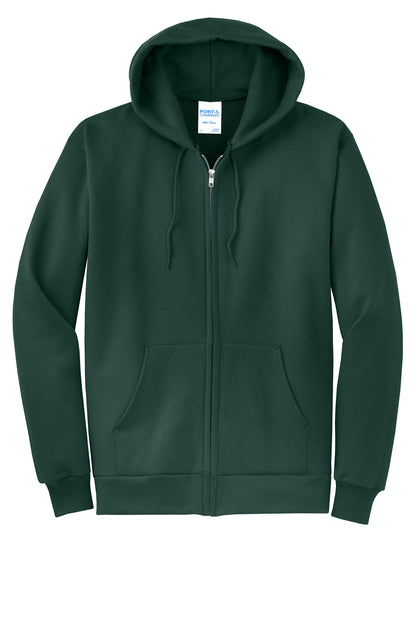 Port & Co Core Fleece Full-Zip Hooded Sweatshirt. PC78ZH