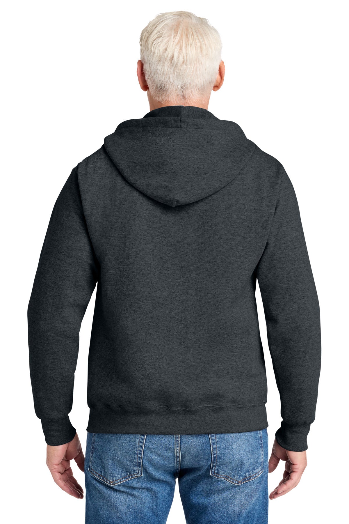 Port & Co Core Fleece Full-Zip Hooded Sweatshirt. PC78ZH