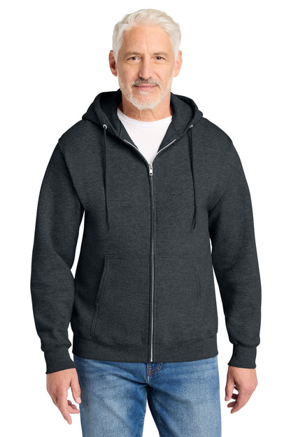 Port & Co Core Fleece Full-Zip Hooded Sweatshirt. PC78ZH