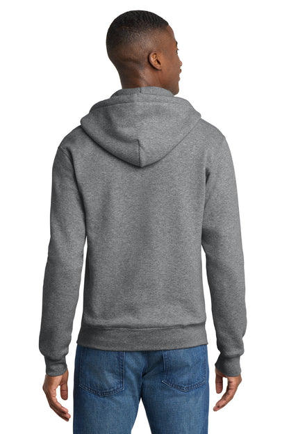 Port & Co Core Fleece Full-Zip Hooded Sweatshirt. PC78ZH