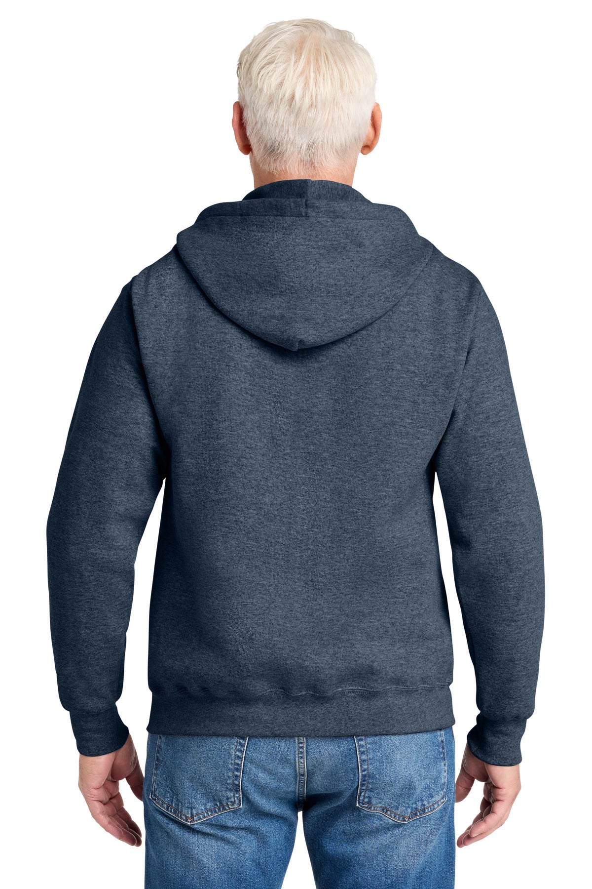 Port & Co Core Fleece Full-Zip Hooded Sweatshirt. PC78ZH