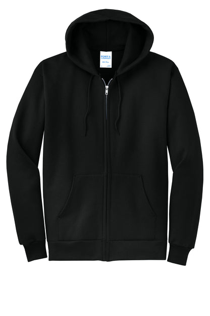 Port & Co Core Fleece Full-Zip Hooded Sweatshirt. PC78ZH