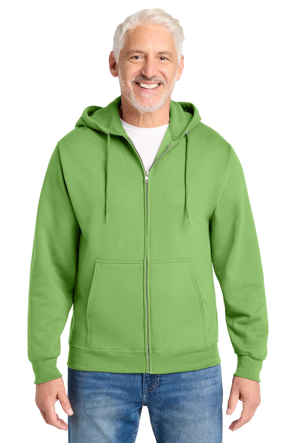 Port & Co Core Fleece Full-Zip Hooded Sweatshirt. PC78ZH