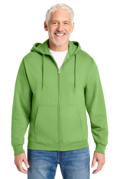 Port & Co Core Fleece Full-Zip Hooded Sweatshirt. PC78ZH