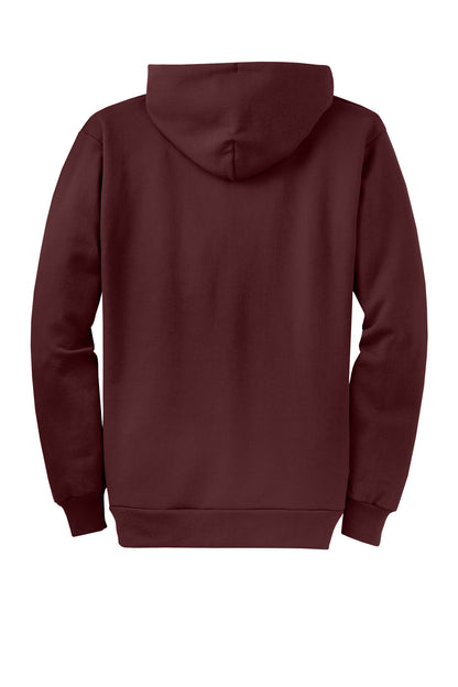 Port & Co Core Fleece Full-Zip Hooded Sweatshirt. PC78ZH