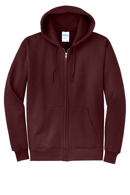 Port & Co Core Fleece Full-Zip Hooded Sweatshirt. PC78ZH