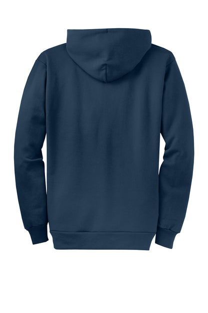 Port & Co Core Fleece Full-Zip Hooded Sweatshirt. PC78ZH