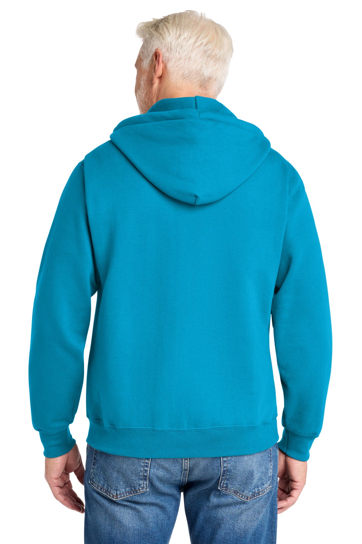 Port & Co Core Fleece Full-Zip Hooded Sweatshirt. PC78ZH