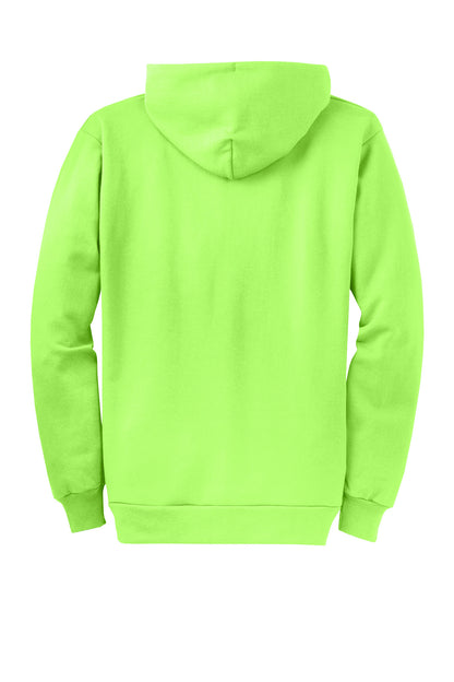 Port & Co Core Fleece Full-Zip Hooded Sweatshirt. PC78ZH
