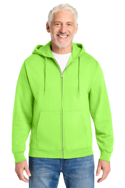 Port & Co Core Fleece Full-Zip Hooded Sweatshirt. PC78ZH