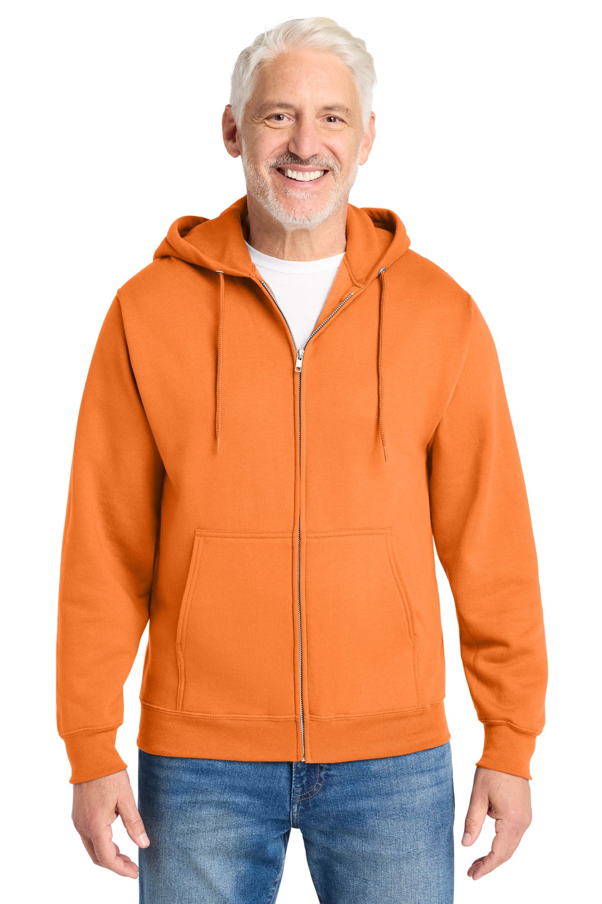 Port & Co Core Fleece Full-Zip Hooded Sweatshirt. PC78ZH
