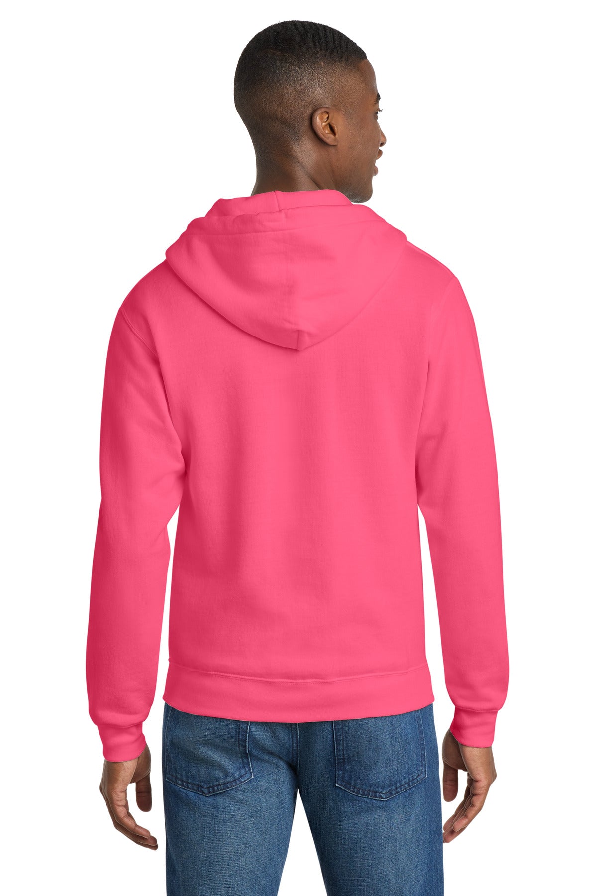 Port & Co Core Fleece Full-Zip Hooded Sweatshirt. PC78ZH