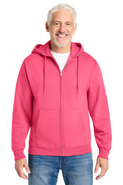 Port & Co Core Fleece Full-Zip Hooded Sweatshirt. PC78ZH