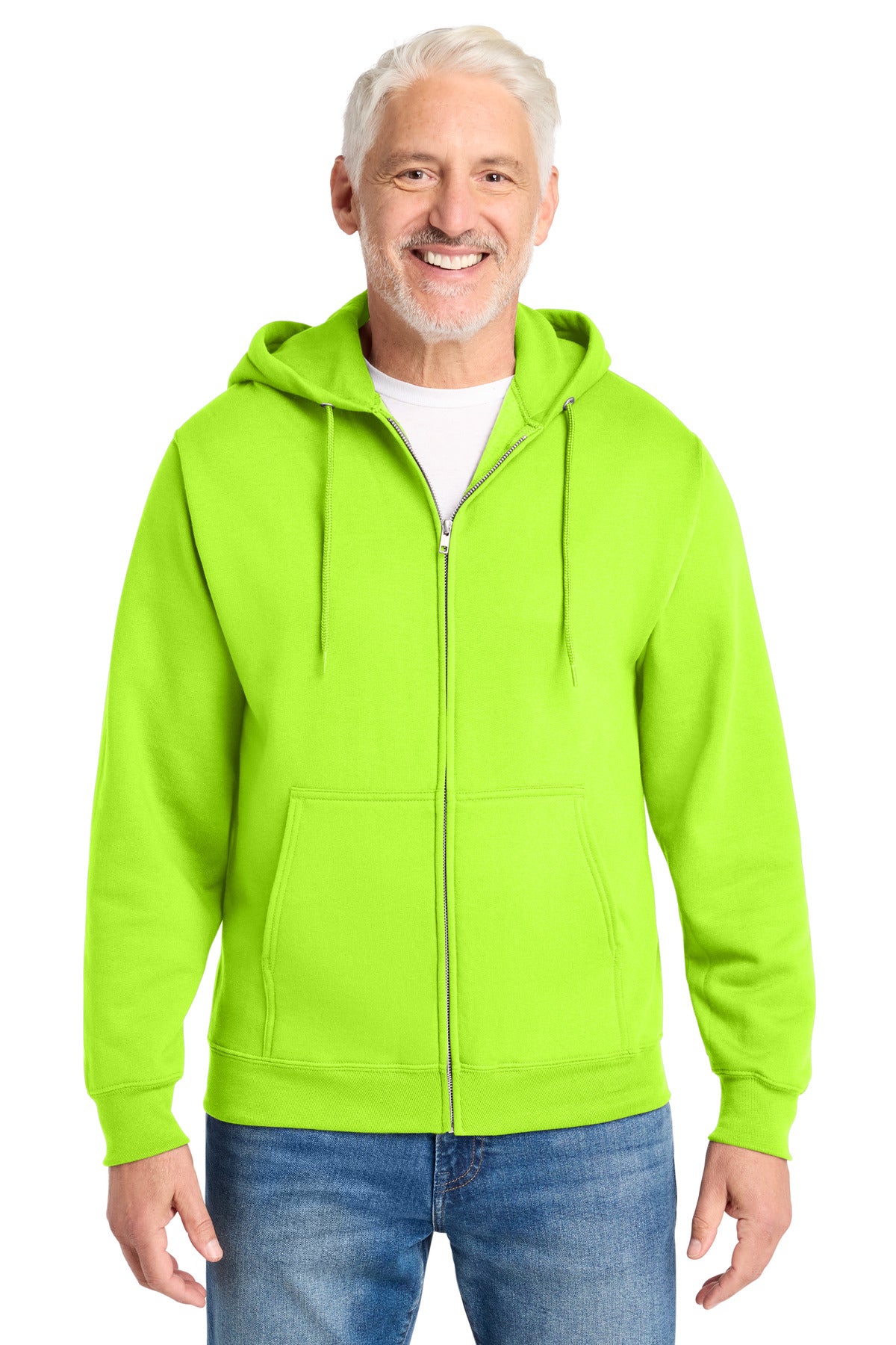 Port & Co Core Fleece Full-Zip Hooded Sweatshirt. PC78ZH