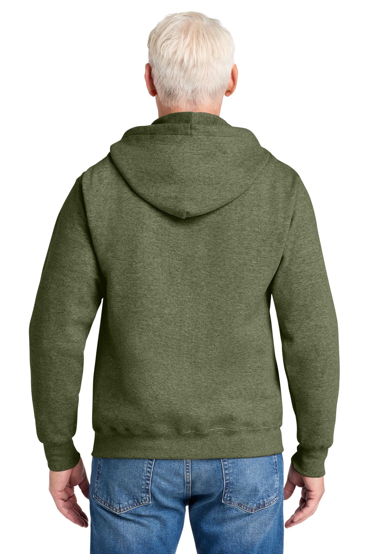Port & Co Core Fleece Full-Zip Hooded Sweatshirt. PC78ZH
