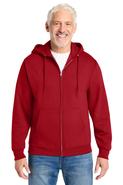 Port & Co Core Fleece Full-Zip Hooded Sweatshirt. PC78ZH