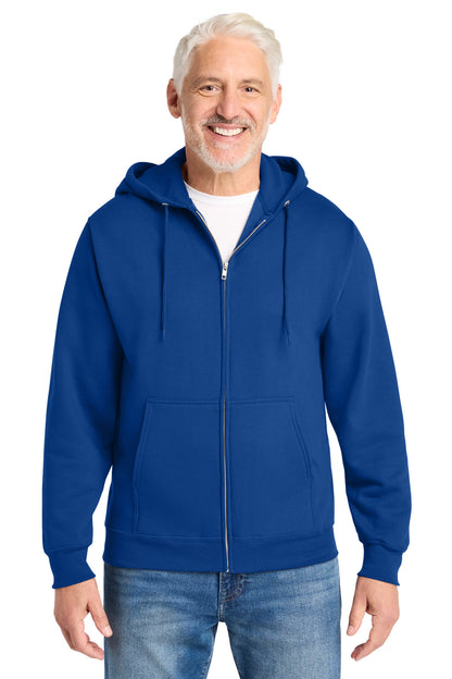 Port & Co Core Fleece Full-Zip Hooded Sweatshirt. PC78ZH
