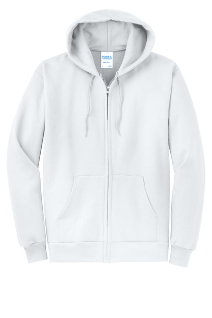 Port & Co Core Fleece Full-Zip Hooded Sweatshirt. PC78ZH