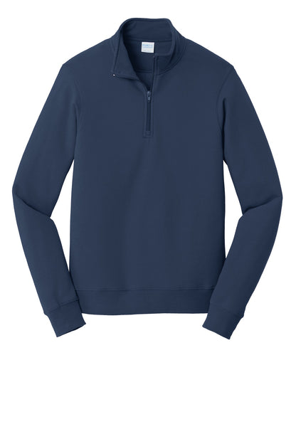 Port & Co Fan Favorite Fleece 1/4-Zip Pullover Sweatshirt. PC850Q