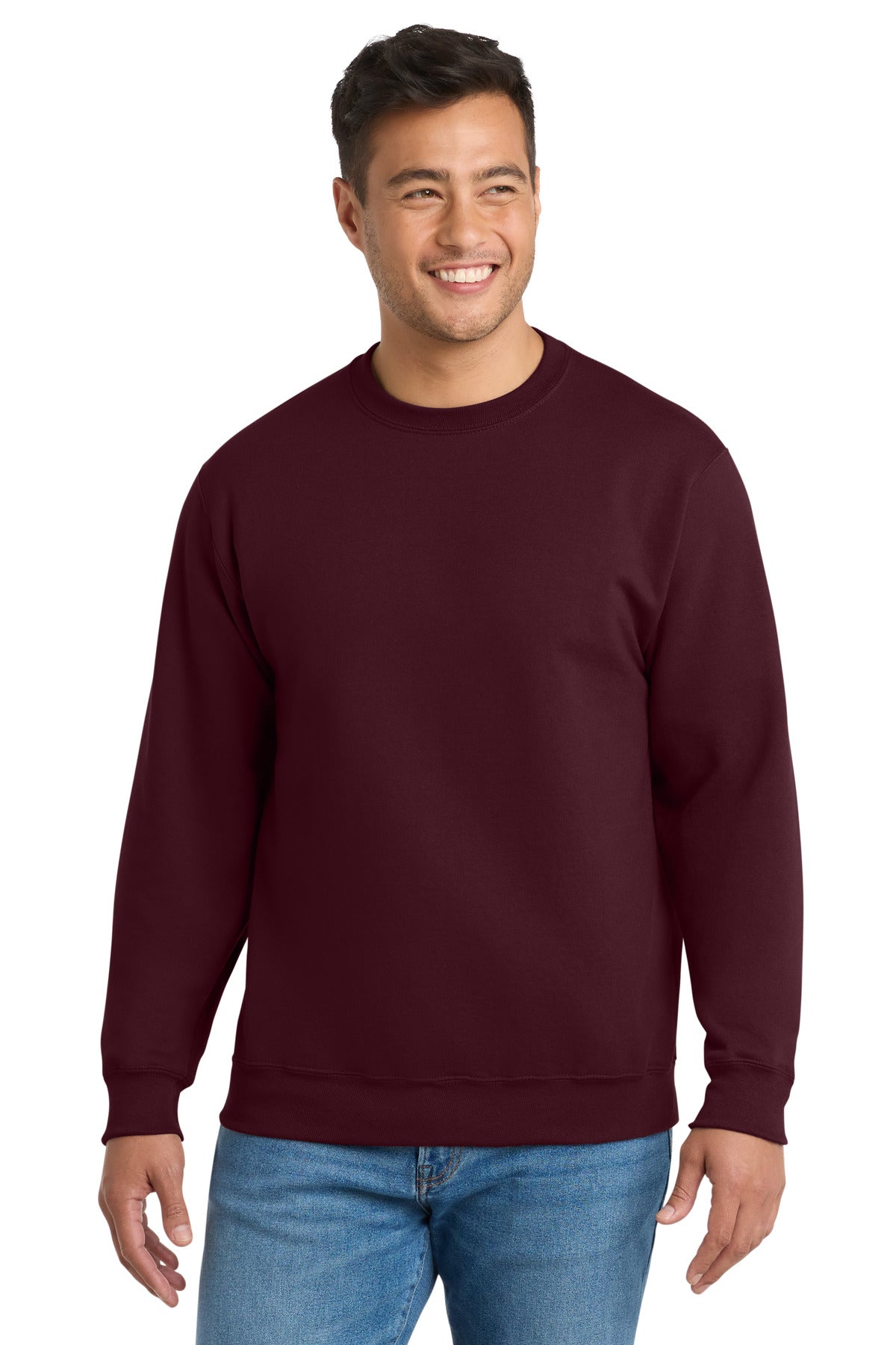 Port & Co Tall Essential Fleece Crewneck Sweatshirt. PC90T