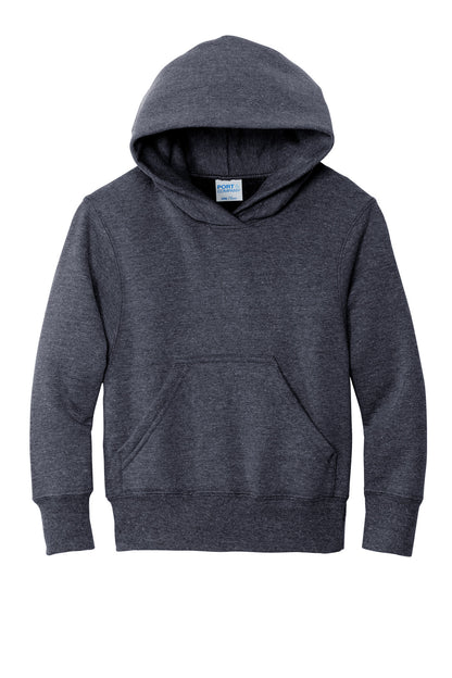 Port & Co Youth Core Fleece Pullover Hooded Sweatshirt.  PC90YH