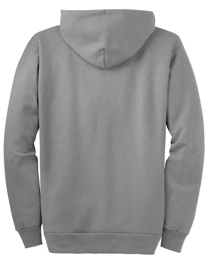 Port & Co Tall Essential Fleece Full-Zip Hooded Sweatshirt. PC90ZHT
