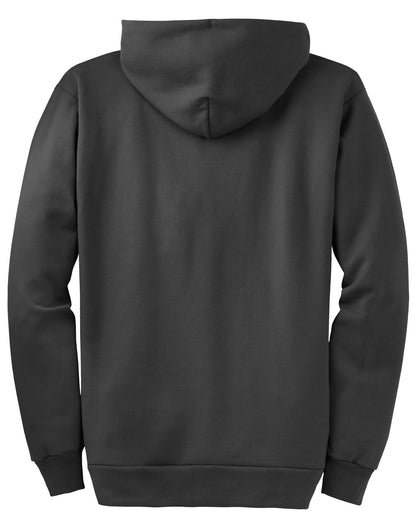 Port & Co Tall Essential Fleece Full-Zip Hooded Sweatshirt. PC90ZHT
