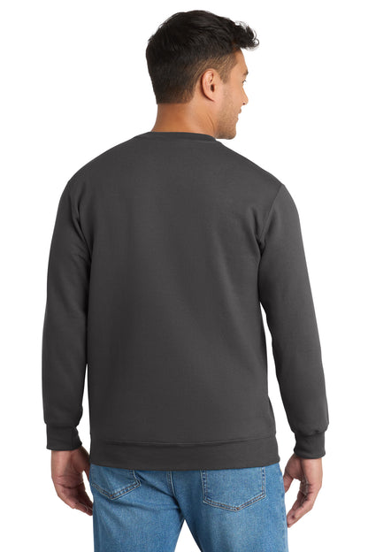 Port & Co Essential Fleece Crewneck Sweatshirt.  PC90