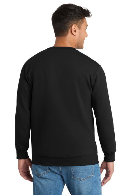 Port & Co Essential Fleece Crewneck Sweatshirt.  PC90