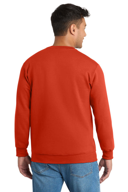 Port & Co Essential Fleece Crewneck Sweatshirt.  PC90