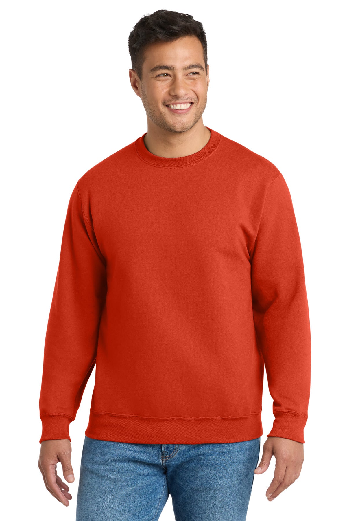 Port & Co Essential Fleece Crewneck Sweatshirt.  PC90