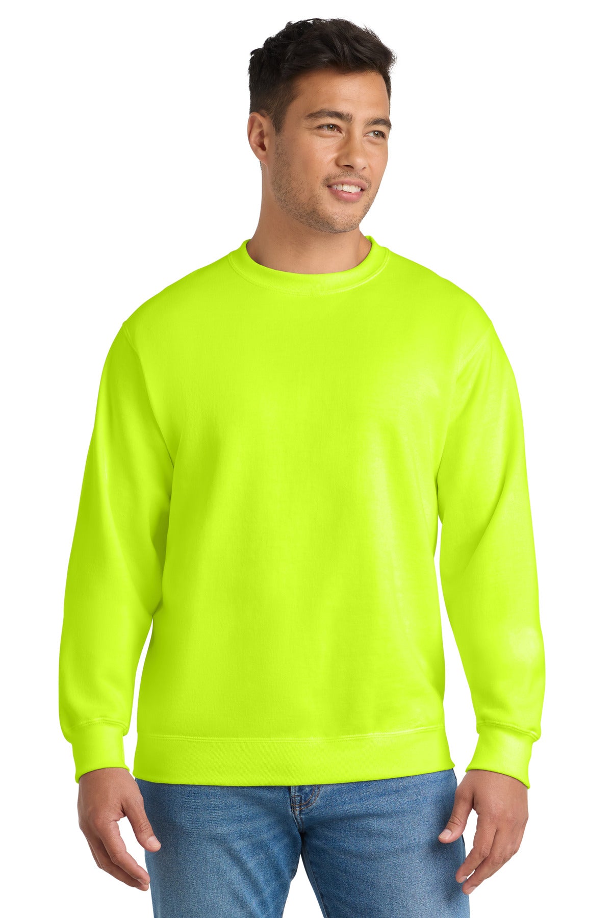 Port & Co Essential Fleece Crewneck Sweatshirt.  PC90