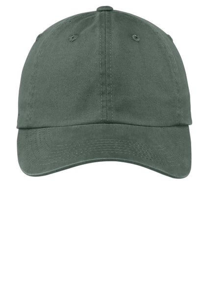 Port Authority Garment-Washed Cap.  PWU