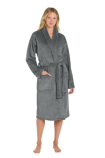 Port Authority Plush Microfleece Shawl Collar Robe. R102