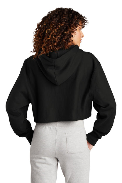 Champion   Women's Reverse Weave   Cropped Cut-Off Hooded Sweatshirt RW01W