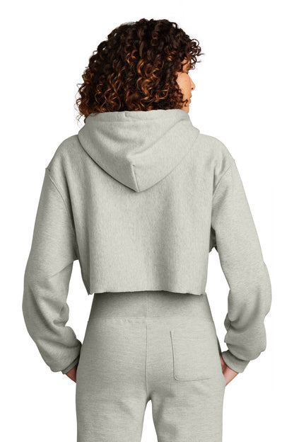 Champion   Women's Reverse Weave   Cropped Cut-Off Hooded Sweatshirt RW01W