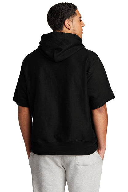 Champion   Reverse Weave   Short Sleeve Hooded Sweatshirt S101SS