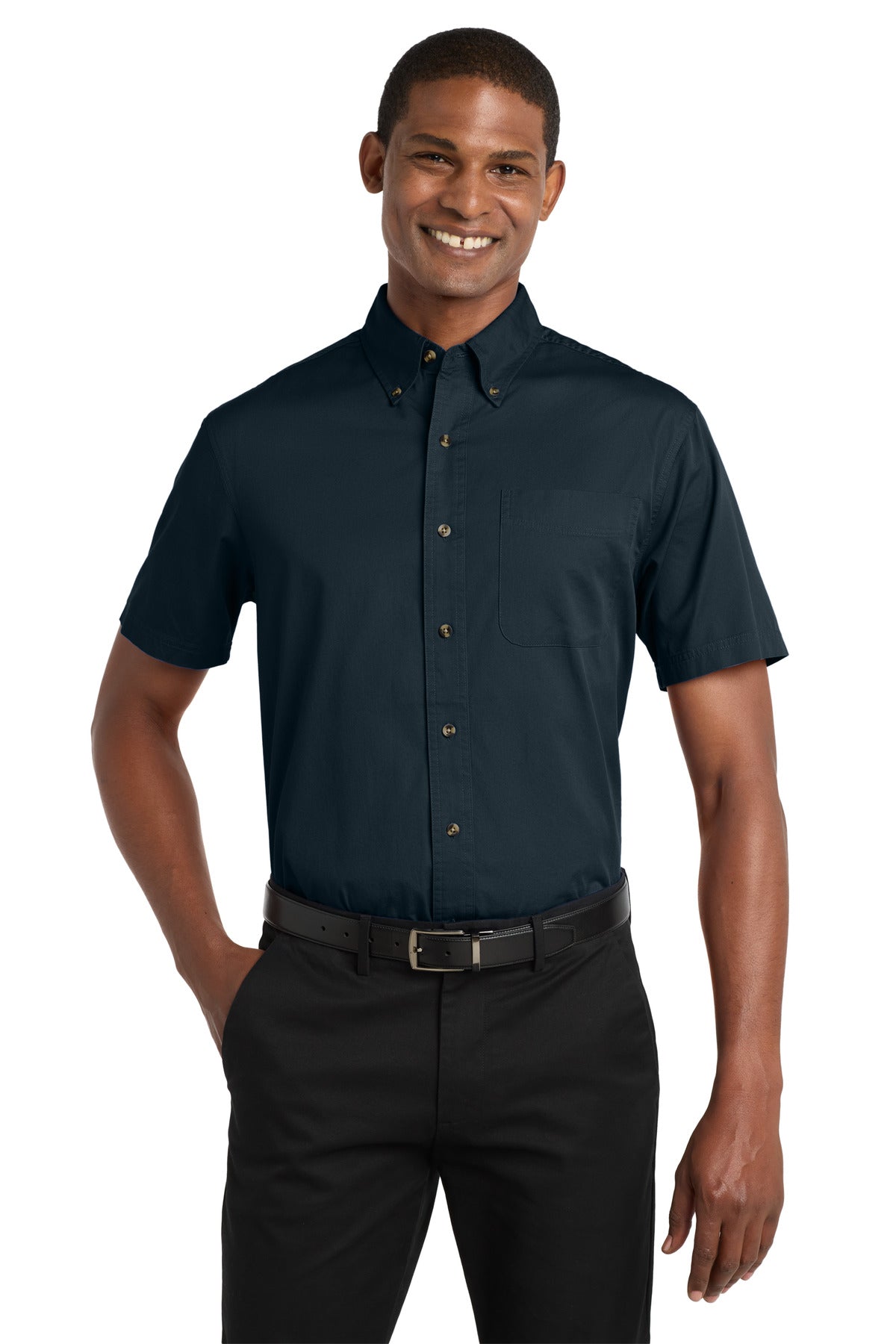 Port Authority Short Sleeve Twill Shirt. S500T