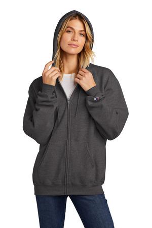 Champion Powerblend Full-Zip Hoodie. S800