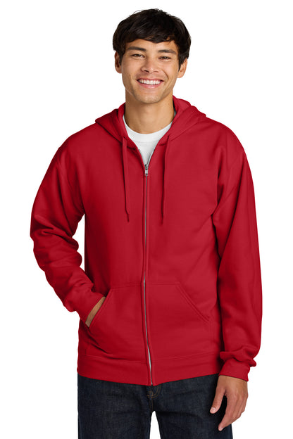 Gildan Softstyle Midweight Fleece Full-Zip Hooded Sweatshirt SF600