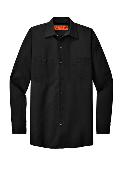 Red Kap Long Size  Long Sleeve Industrial Work Shirt. SP14LONG
