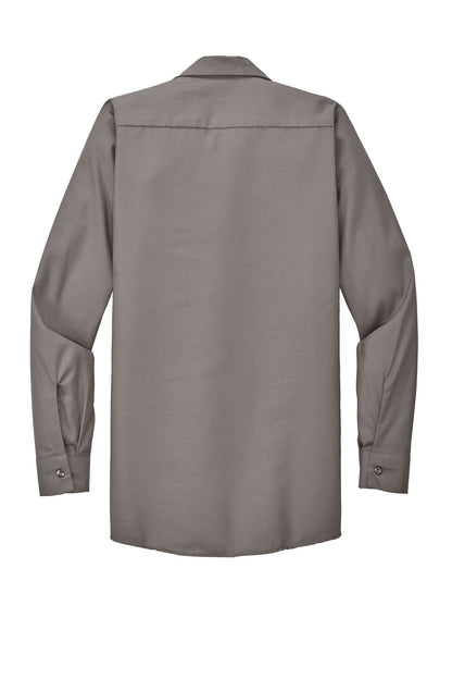 Red Kap Long Size  Long Sleeve Industrial Work Shirt. SP14LONG